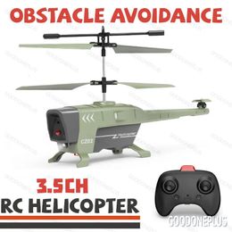 Rc Helicopter 35Ch 25Ch Remote Control Plane 24G Hovering Obstacle Avoidance Electric Aeroplane Aircraft Flying Toys for Boys 240228