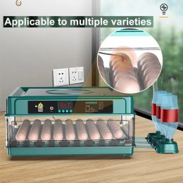 Accessories 128 Eggs Incubator Fully Automatic Turning Hatching Brooder Farm Bird Quail Chicken Poultry Farm Hatcher Turner Incubation Tool