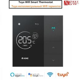 Control Temperature Controller For Gas Boiler Electric Water Floor Heating Work With Alexa Google Home Tuya Smart WiFi Thermostat