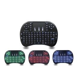 Keyboards Wireless Keyboard gaming Backlit i8 Mini Air Mouse with Touchpad Remote Control for TV BOX X96 H96 Max