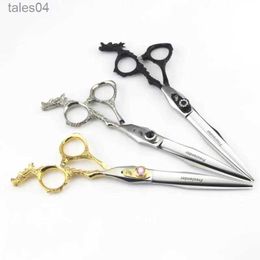 Scissors Shears Scissors Professional Japan 440c Freelander 7 inch hair scissors makeup scissor hot barber cutting shears hairdressing scissors 240302