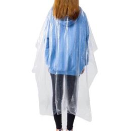 50100 Pieces Disposable PE Apron Babrber Shop Cut Perm Dye Hair Cape Gown Waterproof Hair Cutting Wrap Apron1486003