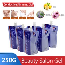 Slimming Machine Usa 5Pcs Personal Care Ultrasound Gel Cool Cold 250g For Skin Rejuvenation Tightening Clinc Cavitation Laser Device Use