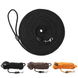 Leashes 5M/10M/15M Long Style Big Dog Leash Tracking Round Rope Outdoor Walk Training Pet Lead Leashes For Medium Large Dogs