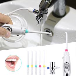 Irrigators Dental SPA Faucet Tap Oral Irrigator Water Dental Flosser Toothbrush Irrigation Teeth Cleaning Switch Jet Family Water Floss