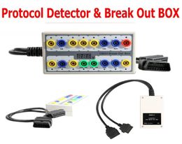 OBDII Breakout Box OBD OBD2 Protocol Detector Tools Car Auto Test Break OutBox7715344