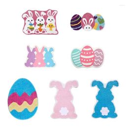 Carpets Easter Eggs Chick Bath Rug Runner Comfort Mat Non-Slip Doormats Carpet For