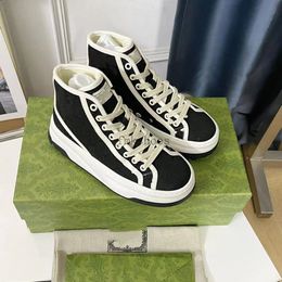 New Ivory and black canvas jacquard sneaker designer canvas shoes tennis shoes 1977 design running shoes washed jacquard cowboy men women's shoes ace version shoes 08