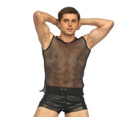 Sexy Lingerie EUROPE MENS Lace T SHIRT EROTIC GAY VEST SUSPENDERS FETISH L952 MLXLXXL8764083