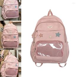 School Bags Casual Backpack Nylon Book Bag Lightweight Travel Daypack For Teen Girls