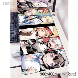 Pads DanMachi Mouse Pad Best Seller 900x400x2mm Pad To Mouse Mousepad Esports Large Gaming Padmouse Gamer Keyboard Mouse Mats