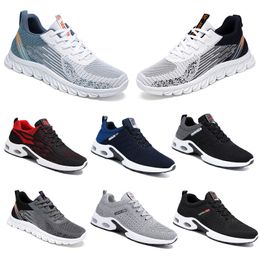 New Men Momen Shoes Caminhando Running Shoes Flat Sole Moda Moda Branca Vermelha Confortável Antiskídeo Grande Tamanho Big