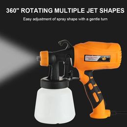 450-550W Electric Cordless Spray Gun 380 ML Electric Cordless Spray Gun High Power 220V-60Hz HVLP Paint Sprayer Auto Household 240219