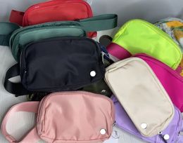 ll everywhere belt 1u bym Bag designer bags chest yoga bag nylon Womens mens outdoor Fleece Shoulder Crossbody Waist Bags with brand logo
