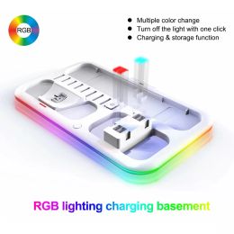 Stands Charging Station Storage Rack Stand Multifunction RGB Lighting Heat Dissipation for Switch Console Switch Pro/JC Controller