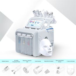 Ny 7 i 1 skönhetsinstrument väte syre liten bubbla ansiktsskönhet maskin h2o2 hydro dermabrasion föryngring åtdragning hudvård ansikte spa skönhetsutrustning