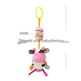 Rattles Mobiles Good Quality Born Baby P Stroller Cartoon Animal Toys Hanging Bell Educational 024 Months Drop Delivery Gifts Toddl Dh2Xj
