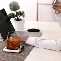 Tools Home Office Cup Warmer Pad Glass Constant Electric Heater Coffee Cup Mug USB Insulation 55 ° C Thermostat Coaster Tea Milk