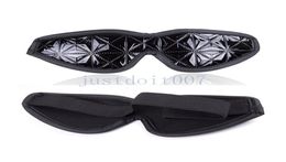 Bondage Black Soft Padded Leather Blindfold Patch Eye Cover Sleep BlackOut Mask Closure R439119900