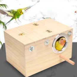 Nests Budgie Parrot Bird Cages Accessories Small Breeding Box Bird Cages Outdoor Canari Pajaros Accesorios Jaula Pet Products YY50BC