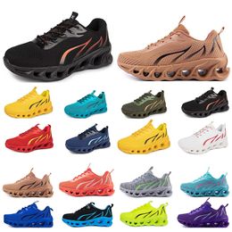 GAI running shoes for mens womens black white red bule yellow Breathable comfortable mens trainers sports sneakers74