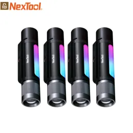 Control Youpin Nextool 12 in 1 flashlight waterproof speaker USBC powerbank with pick up Voice Activated Colour RGB Music Rhythm Light