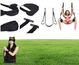 Adjustable Nylon Swing Seat Aerial Yoga Training Belt Fun Game Cushion Fitness Practicing Belt Swing Belt for Adults H10265230574
