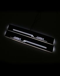 For Mitsubishi ASX 2013 2019 Acrylic Moving LED Welcome Pedal Car Scuff Plate Pedal Door Sill Pathway Light7710329