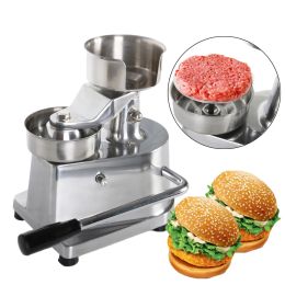 Processors ITOP Hamburger Burger Meat Press Machine&500 Sheets Paper Aluminum Alloy Diameter 10/ 13/ 15 cm Fast Food Shop Burger Shop Tool