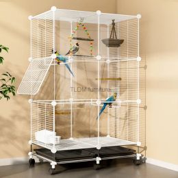 Nests Special Canary Bird Cages Parrot Budgie Outdoors Portable Large Bird Cages Luxury Park Breeding Gaiolas Birds Supplies WZ50BC