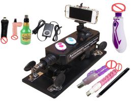 Automatic Sex Machine Gun with Many Dildo Accessories Sexual Intercourse Robot LOVE Machine 6cm Retractable Female Masturbator Sex4694331