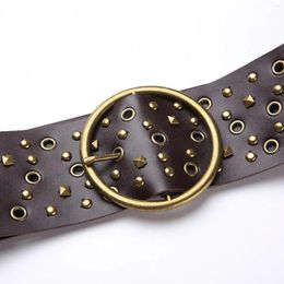 Belts Womens PU Leather Waist Belt Adjustable Ladies Costume Accessories