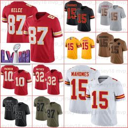 Patrick Mahomes Travis Kelce Isiah Pacheco Football Jersey Rashee Rice Nick Bolton Kadarius Toney Creed Humphrey Chris Jones Rashee Rice Sneed Harrison Butker