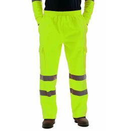 Pants 2022 Hot Sale Fashion Men Road Work Pants High Visibility Overalls Casual Pocket Work Casual Trouser Summer Reflective Trousers