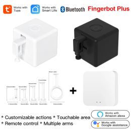 Control Tuya Bluetooth Smart Fingerbot Switch Fingerbot Button Pusher Remote Control Smart Home for Alexa Google Assistant Voice Control