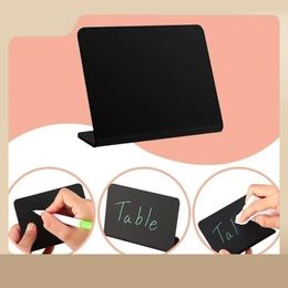 Mini Chalkboards Reusable Chalkboard Labels Erasable Message Board Chalk 240227