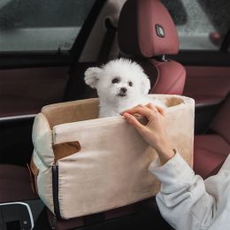 Mats VIP Puppy Cat Bed for Car Portable Dog Bed Travel Dog Carrier Protector for Samll Dogs Safety Car Central Control Pet Seat