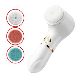 Scrubbers Facial Cleansing Spin Brush Waterproof Electric Face Scrubber Deep Cleaning Skin Exfoliation Makeup Remover Facial Spa Massager