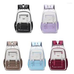 School Bags Cool Female College Backpack Waterproof & Spacious Girls Bag High Capacity Designings Shoulders Present