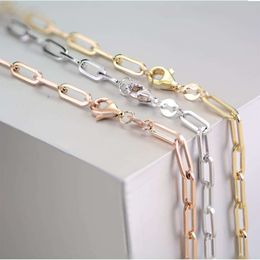 Pure New Design Women Gold Chain 10k 14k Gold Hollow 9k Gold Cuban Link Chain