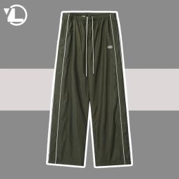 Pants Casual Loose Pants Women Men Loose Sports Wide Leg Cargo Pants Trousers Thin Sweatpant Harajuku Y2K Streetwear Baggy Pants 2023