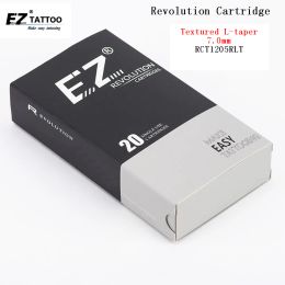 Needles EZ Tattoo Needles Revolution Cartridge Round Liner #12 0.35mm Textured Super Tight Ltaper 7.0mm for System machine 20pcs/lot