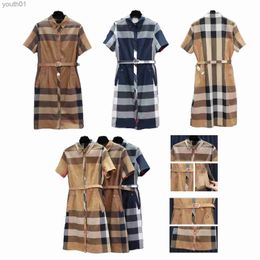 Basic Casual Dresses Luxury Brand Designer Dress Dress Slim Dry Mini Skirt American Casual M-XXXL 240302