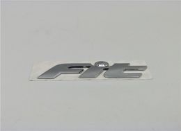 For Honda Fit Jazz Rear Tailgate Emblems Tail Logo Sign Marks With Silver Dot6835305