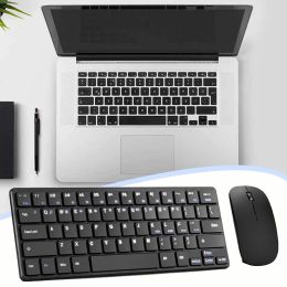 Keyboards 2.4G Mouse Keyboard Combo Portable Wireless 1200DPI Ergonomic Mice Keypad Set for Office Caring Computer Supplies