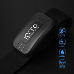 Equipment KYTO Heart Rate Monitor Chest Strap Bluetooth 4.0 ANT Belt Fitness Smart Sensor Waterproof Equipment For Gym Outdoor Sports