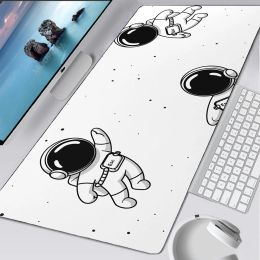 Mice Keycadets Gravity Deskmat Cute Astronauta Space Large Mouse Pad Anime Carpet Mousepad Pink Gaming Accessories Deskpad Rubber Mat