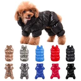 Jackets Designer Small Dog Clothes for Small Large Dogs Thicken Plush Waterproof Winter Dog Clothes Jacket Coat 2021 York Chihuahua Pug