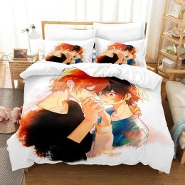 sets Sasaki to Miyano Manga Cool Bedding Set Single Twin Full Queen King Size Bed Set Aldult Kid Bedroom Duvetcover Sets 3D Anime