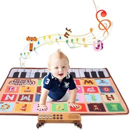 bet Childrens Pedalling Music Dance Carpet Piano Mat Toys Crawling Finger Touch Puzzle For Baby Kids Boys Girls Adults 240226